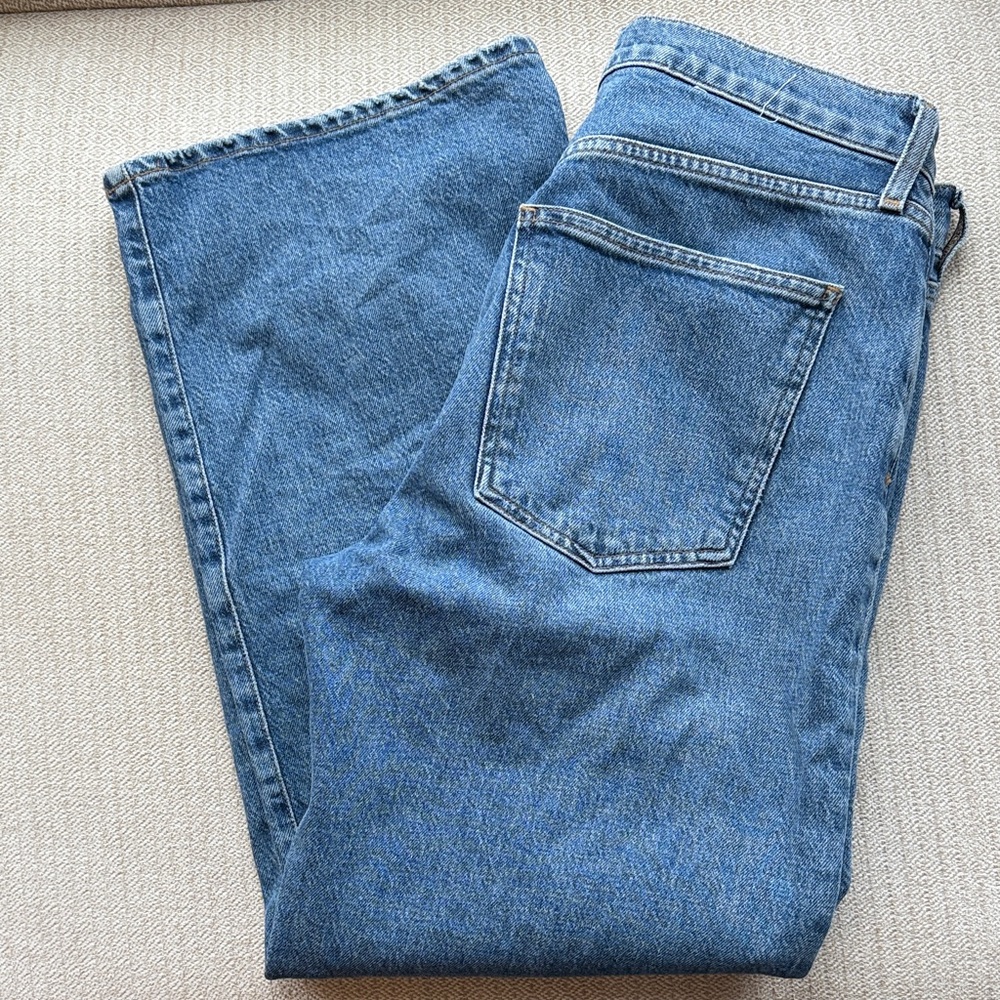 Agolde Blue Flare & Wide Leg Jeans